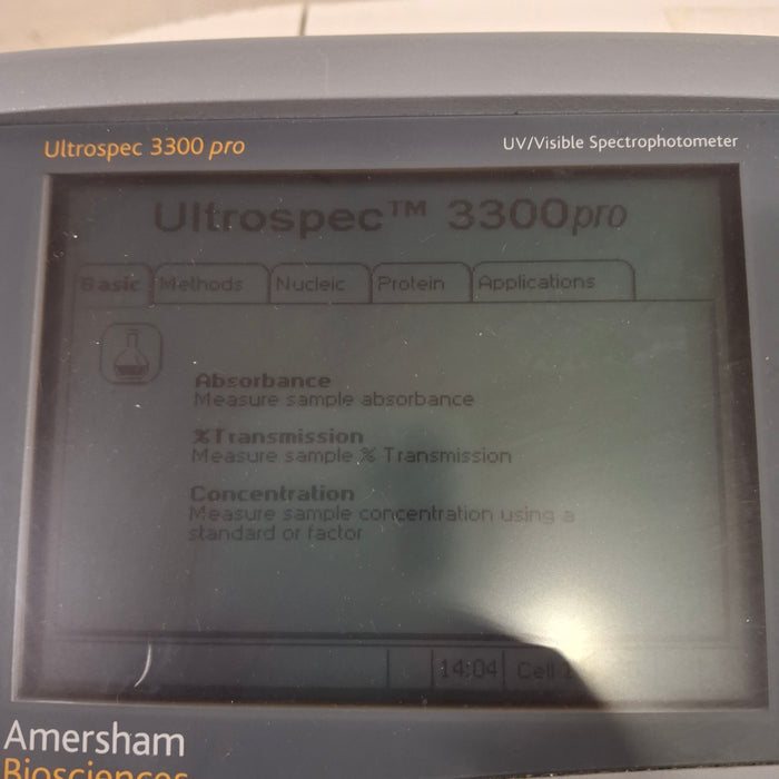 Amersham Ultrospec 3300 Pro UV/Visible Spectrophotometer