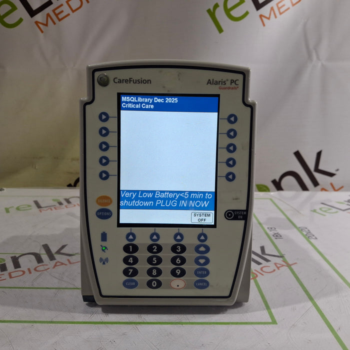 CareFusion Alaris 8015 Large Screen POC Infusion Pump