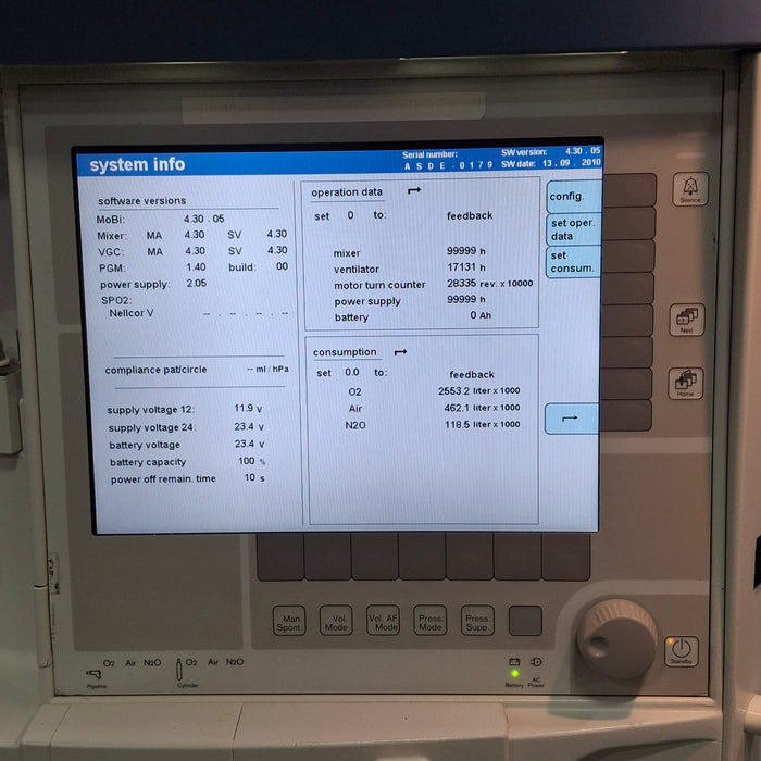 Draeger Medical Apollo Anesthesia Machine