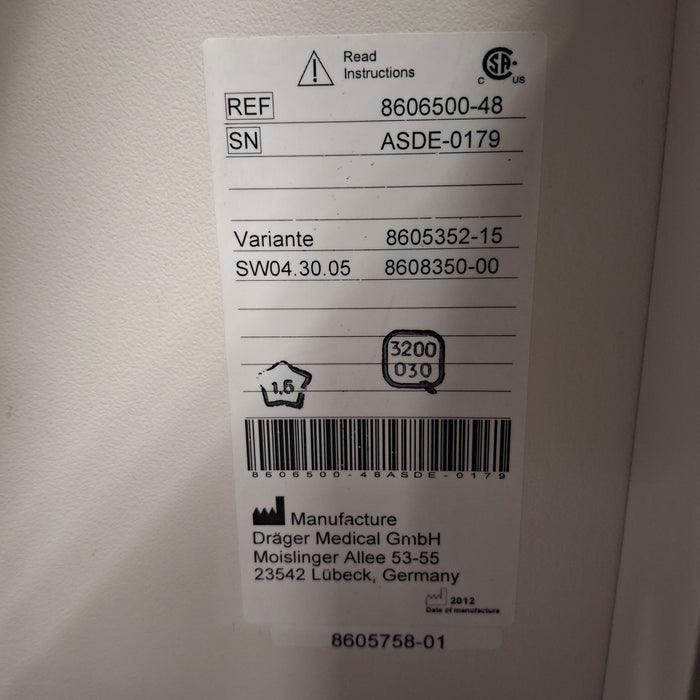 Draeger Medical Apollo Anesthesia Machine