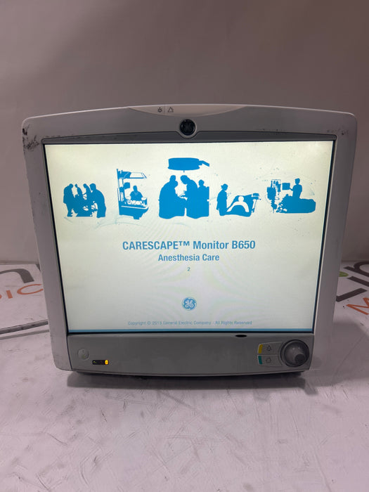 GE Healthcare Carescape B650 Anesthesia Care Patient Monitor