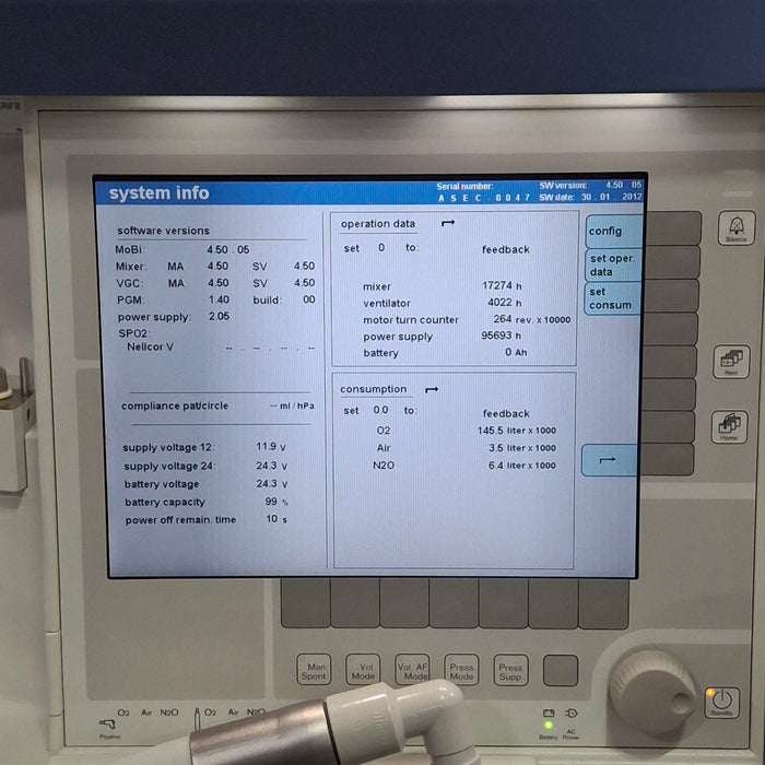 Draeger Medical Apollo Anesthesia Machine
