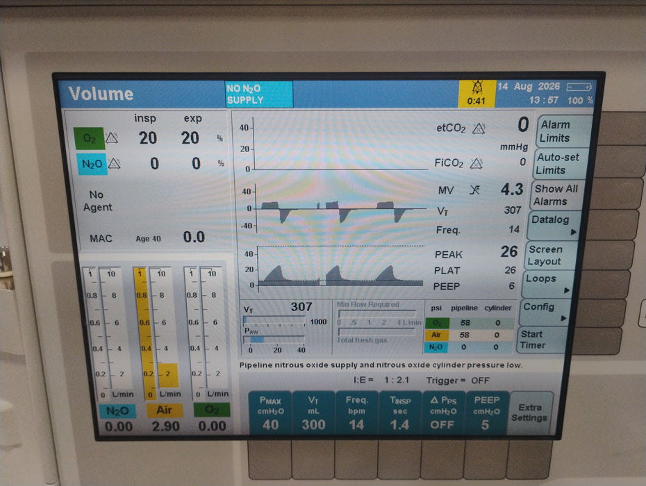 Draeger Medical Apollo Anesthesia Machine