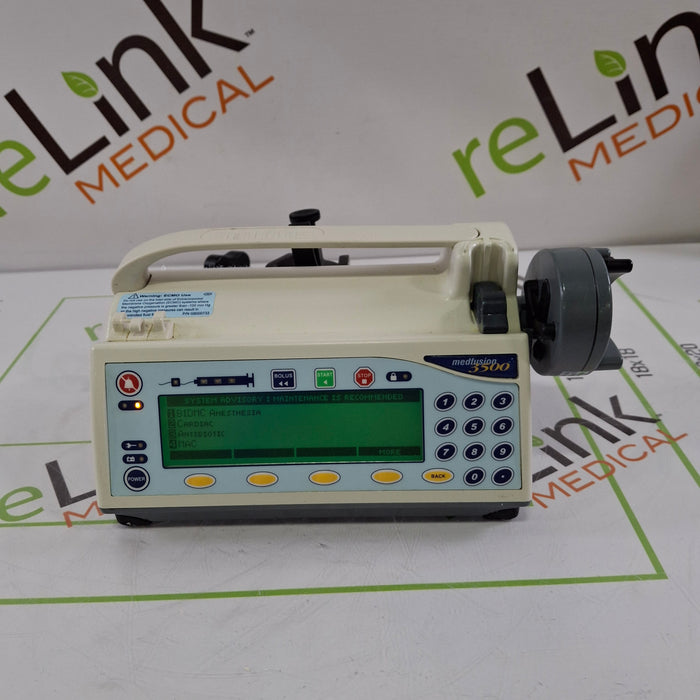 Smiths Medical Medfusion 3500 Version 4 Syringe Infusion Pump