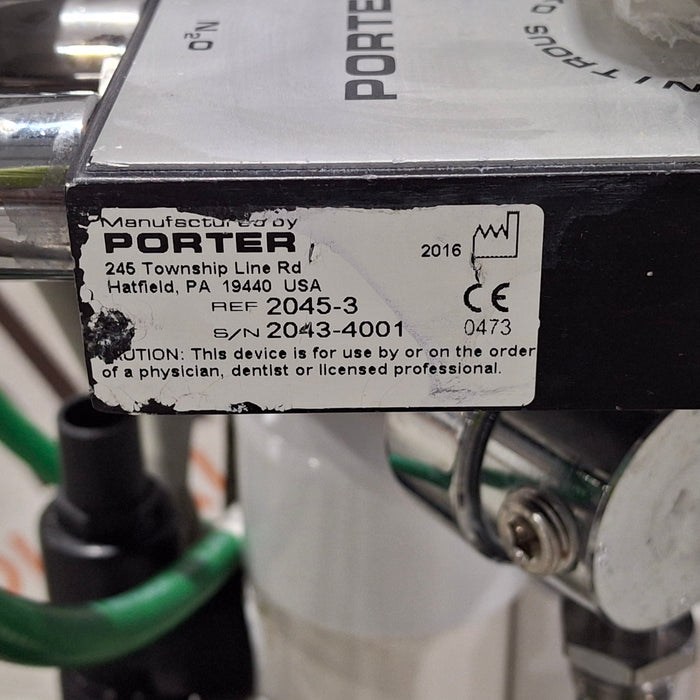 Parker Porter Nitronox Nitrous Oxide/Oxygen System