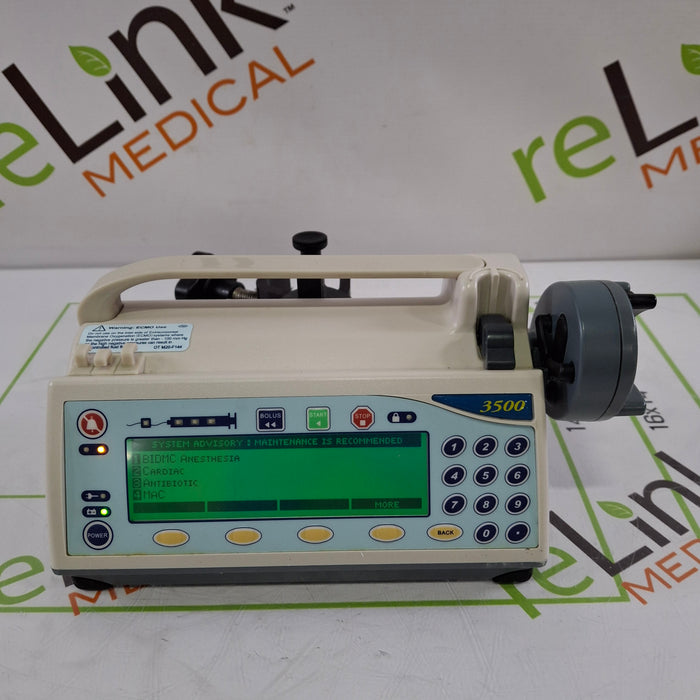 Smiths Medical Medfusion 3500 Version 4 Syringe Infusion Pump