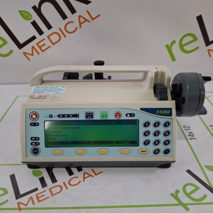 Smiths Medical Medfusion 3500 Version 4 Syringe Infusion Pump