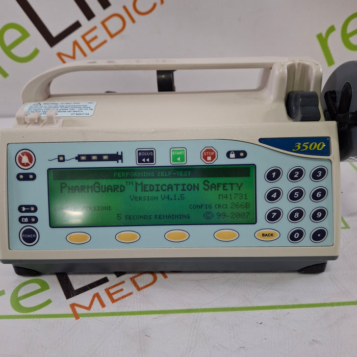 Smiths Medical Medfusion 3500 Version 4 Syringe Infusion Pump