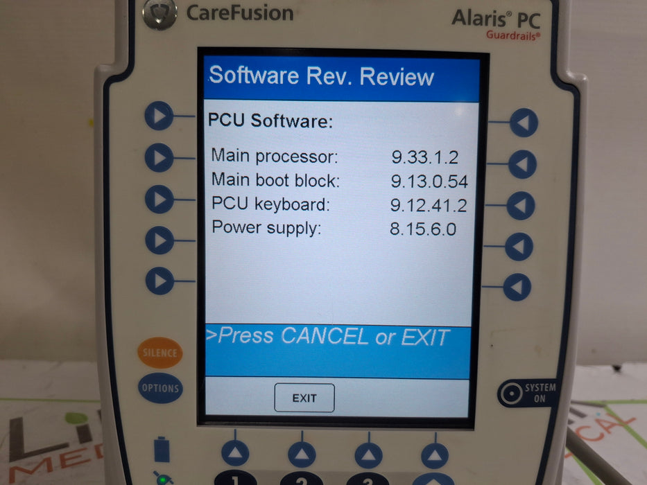 CareFusion Alaris 8015 Large Screen POC Infusion Pump