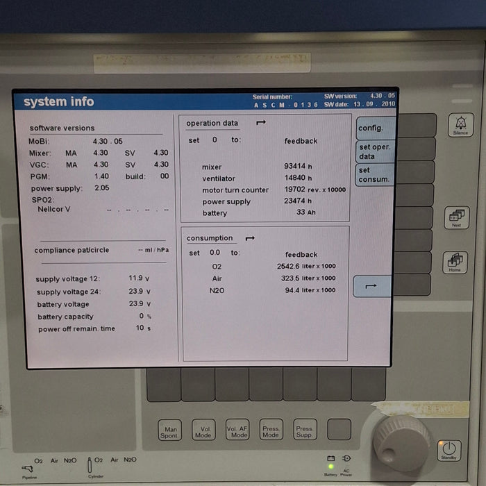 Draeger Medical Apollo Anesthesia Machine