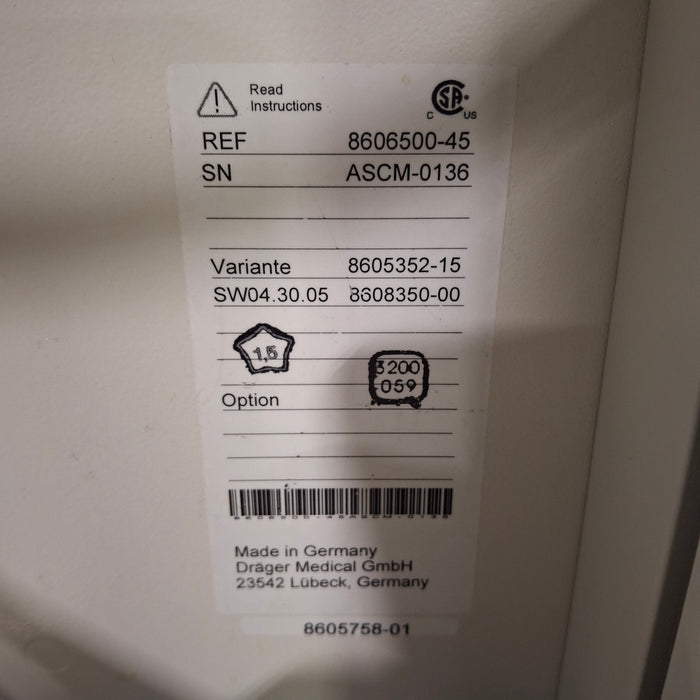 Draeger Medical Apollo Anesthesia Machine