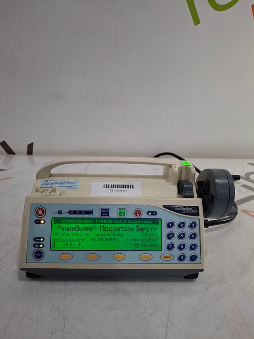 Smiths Medical Medfusion 3500 Version 6 Syringe Infusion Pump
