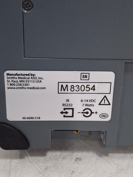 Smiths Medical Medfusion 3500 Version 6 Syringe Infusion Pump