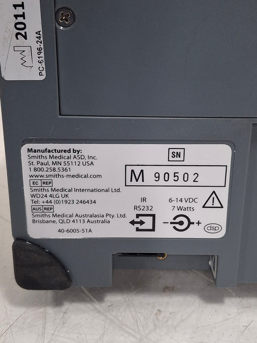 Smiths Medical Medfusion 3500 Syringe Infusion Pump