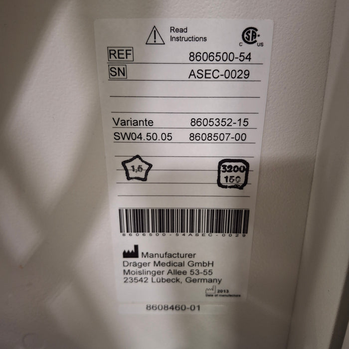 Draeger Medical Apollo Anesthesia Machine