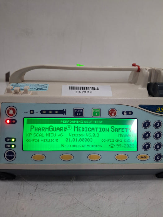 Smiths Medical Medfusion 3500 Version 6 Syringe Infusion Pump