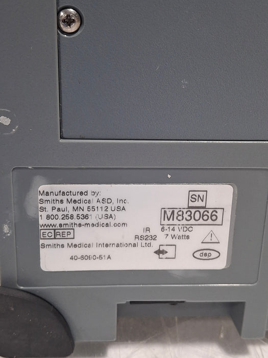 Smiths Medical Medfusion 3500 Version 6 Syringe Infusion Pump