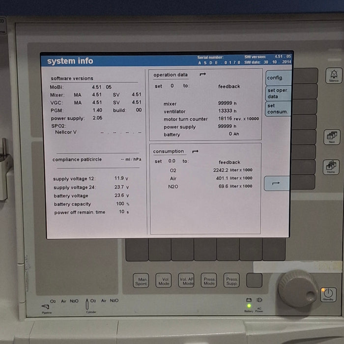 Draeger Medical Apollo Anesthesia Machine