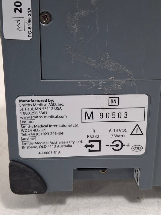 Smiths Medical Medfusion 3500 Syringe Infusion Pump