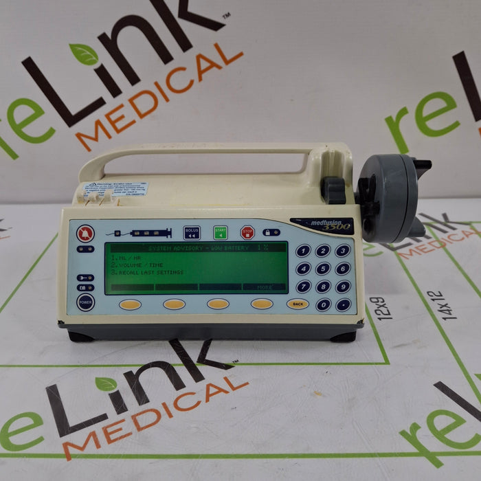 Smiths Medical Medfusion 3500 Version 3 Syringe Infusion Pump