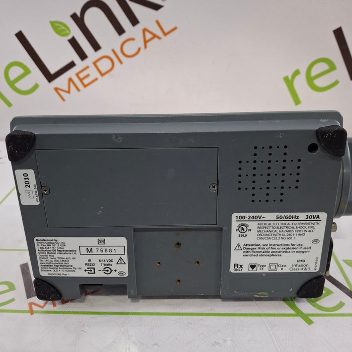 Smiths Medical Medfusion 3500 Version 3 Syringe Infusion Pump