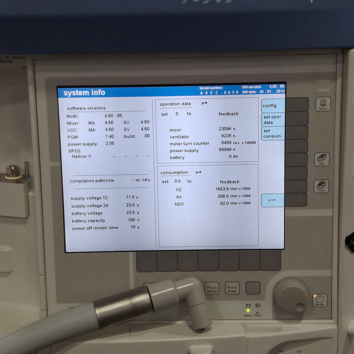 Draeger Medical Apollo Anesthesia Machine
