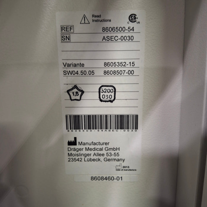 Draeger Medical Apollo Anesthesia Machine