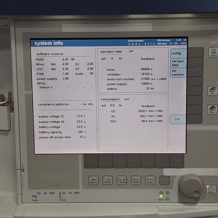 Draeger Medical Apollo Anesthesia Machine
