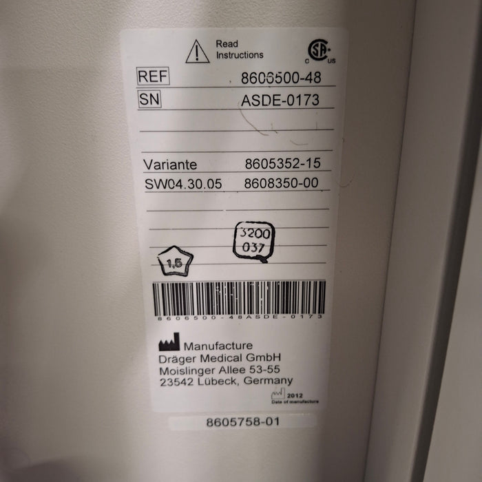 Draeger Medical Apollo Anesthesia Machine