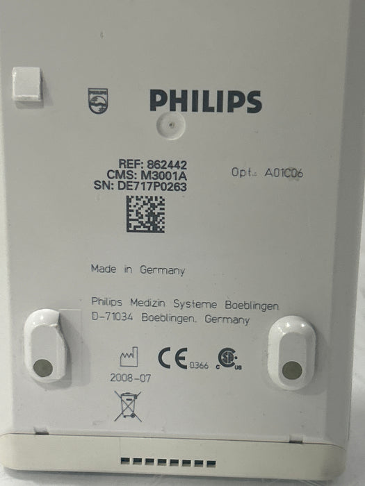 Philips M3001A-A01C06 Fast SpO2, NIBP, ECG, Temp, IBP MMS Module