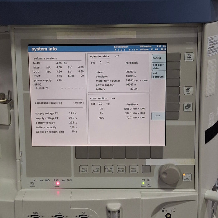 Draeger Medical Apollo Anesthesia Machine