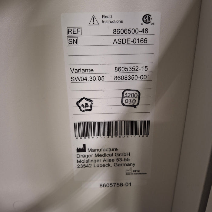 Draeger Medical Apollo Anesthesia Machine