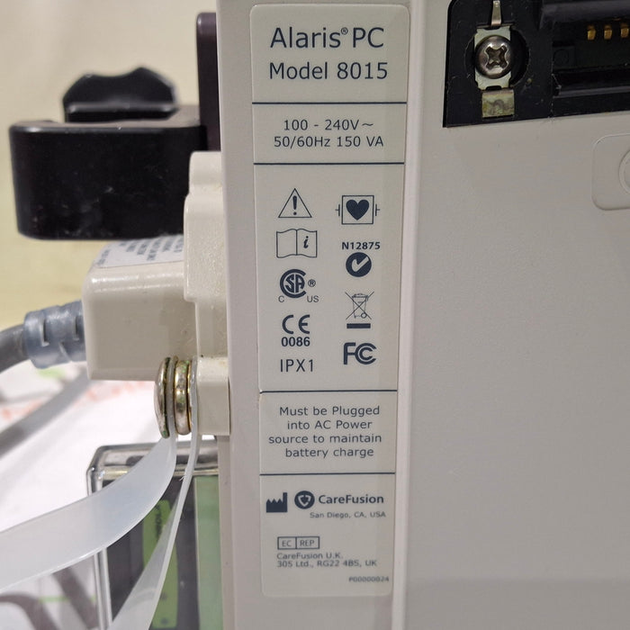 CareFusion Alaris 8015 Large Screen POC Infusion Pump