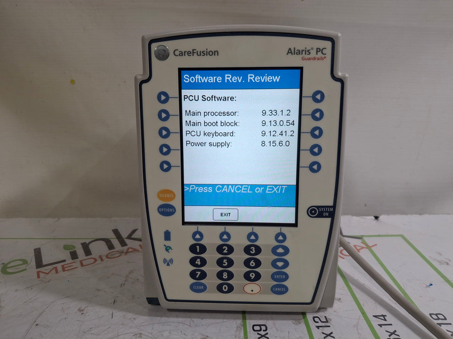 CareFusion Alaris 8015 Large Screen POC Infusion Pump