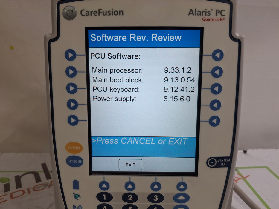 CareFusion Alaris 8015 Large Screen POC Infusion Pump
