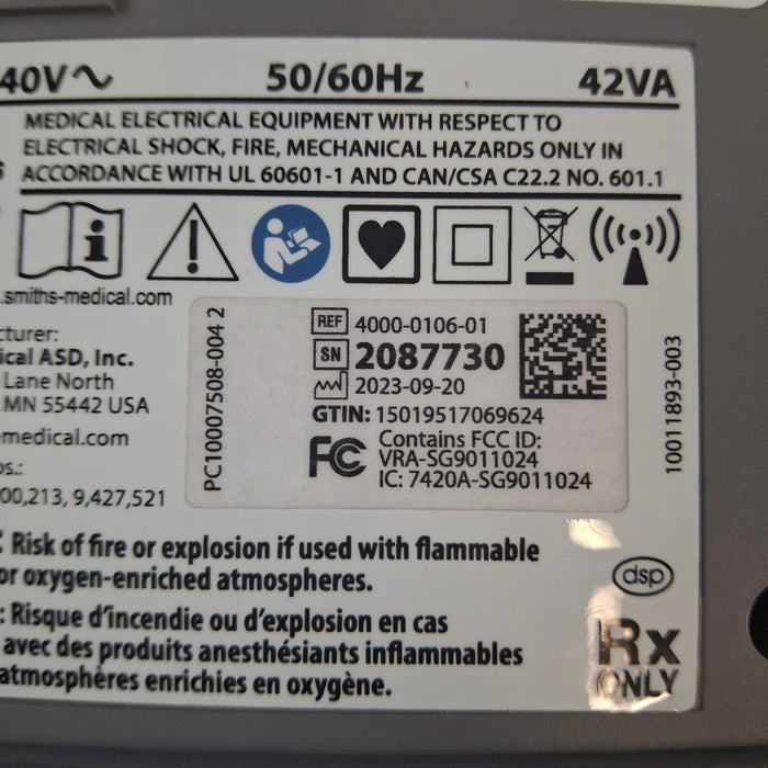 Smiths Medical Medfusion 4000 Syringe Infusion Pump