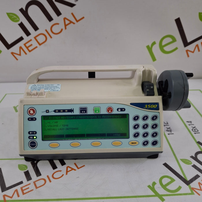 Smiths Medical Medfusion 3500 Version 3 Syringe Infusion Pump