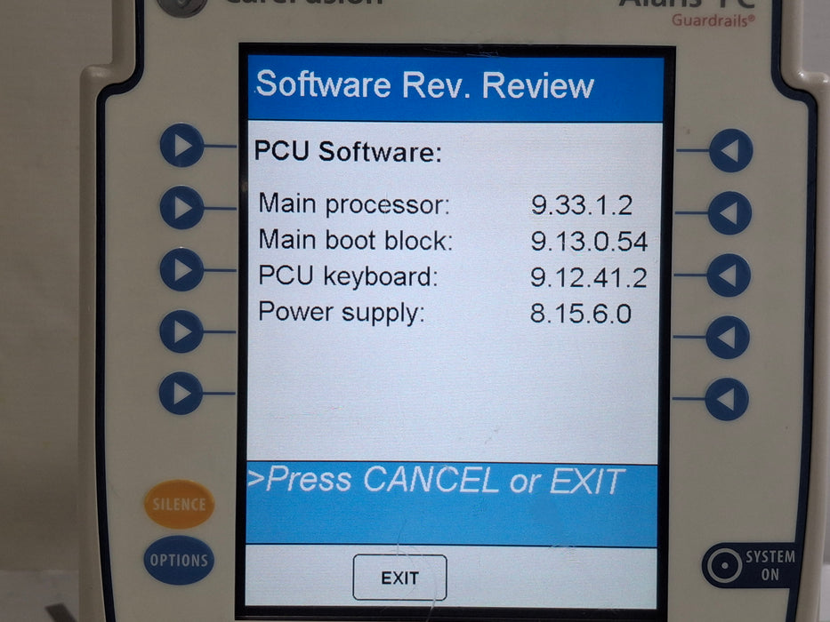CareFusion Alaris 8015 Large Screen POC Infusion Pump