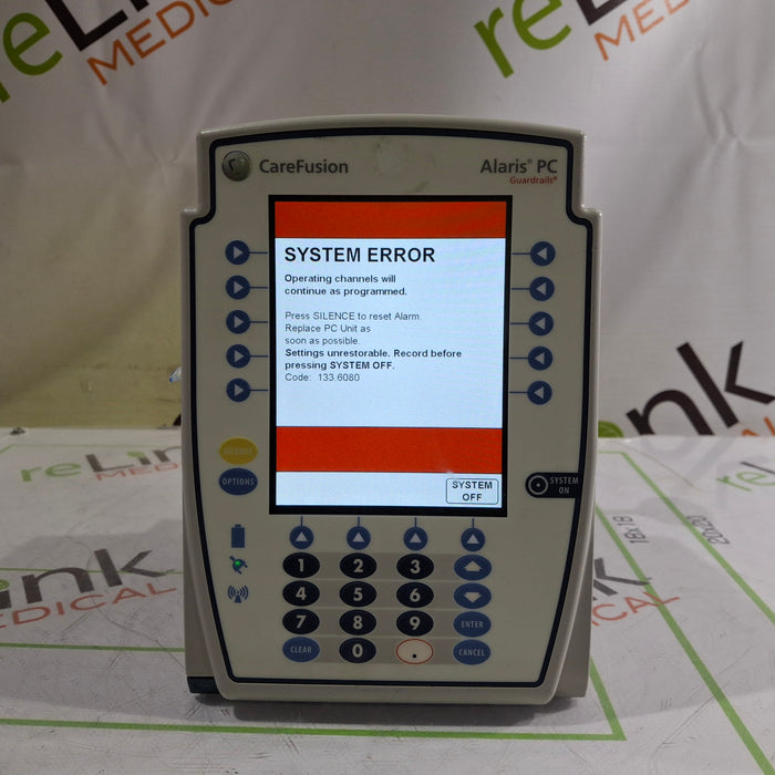 CareFusion Alaris 8015 Large Screen POC Infusion Pump