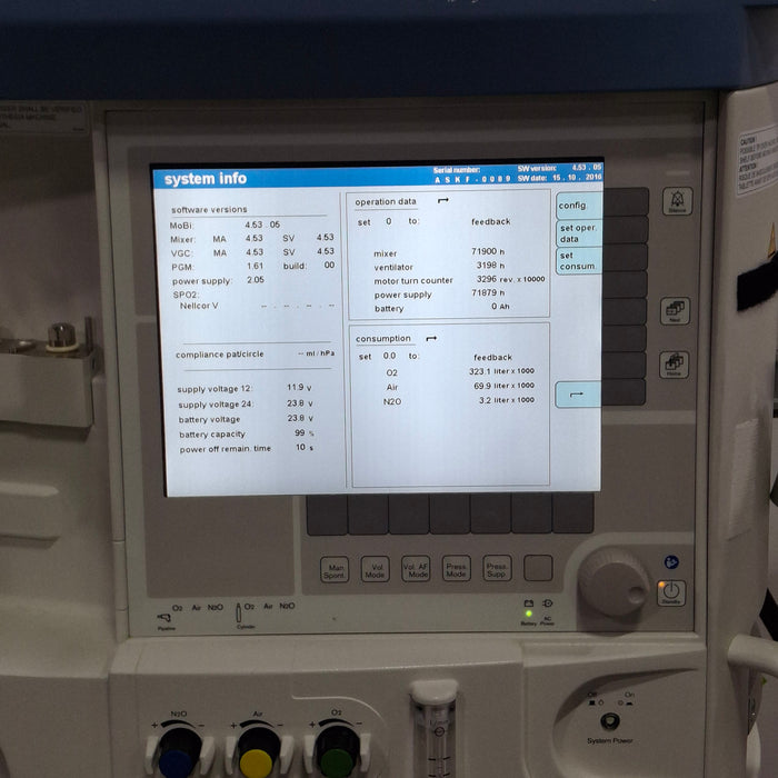 Draeger Medical Apollo Anesthesia Machine