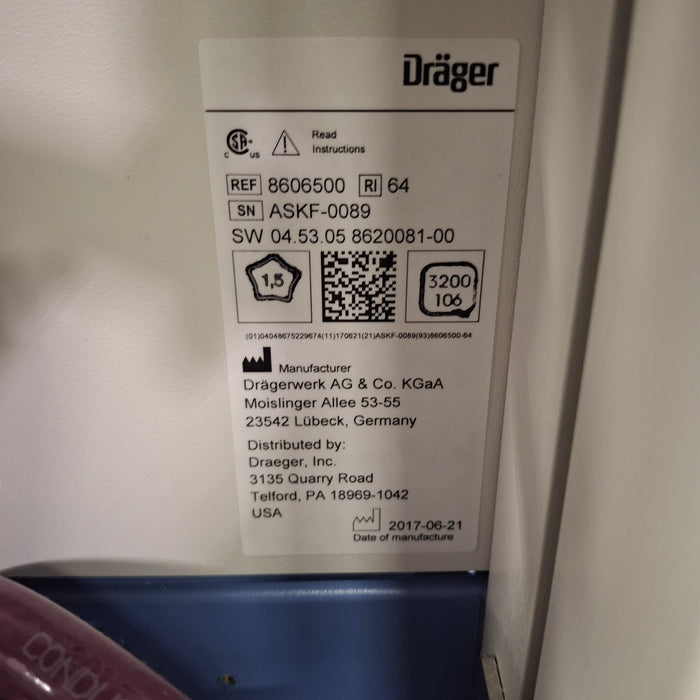 Draeger Medical Apollo Anesthesia Machine