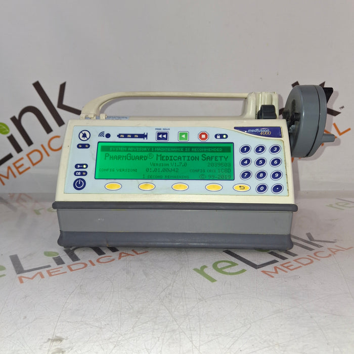 Smiths Medical Medfusion 4000 Syringe Infusion Pump