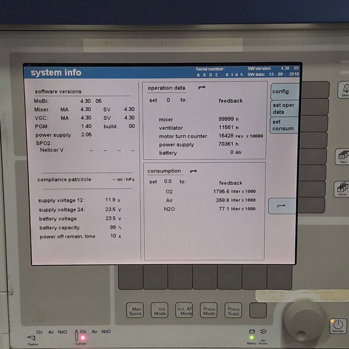 Draeger Medical Apollo Anesthesia Machine