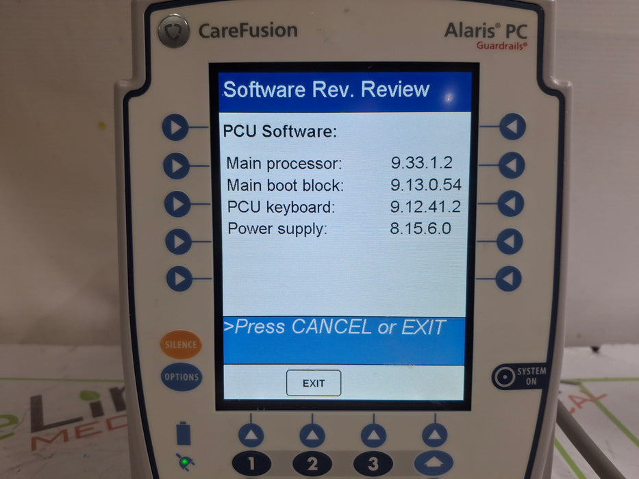 CareFusion Alaris 8015 Large Screen POC Infusion Pump