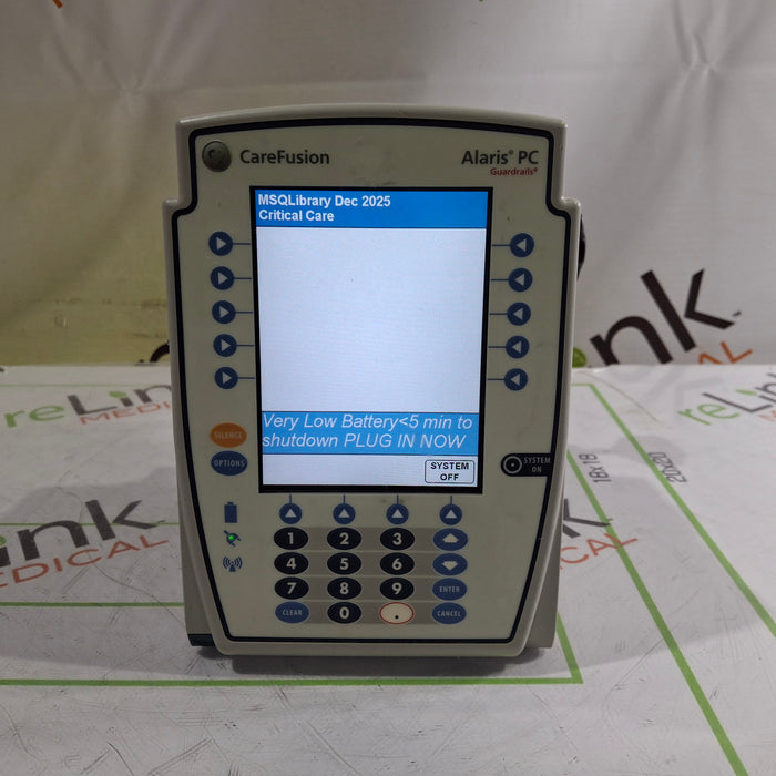 CareFusion Alaris 8015 Large Screen POC Infusion Pump