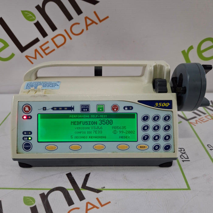 Smiths Medical Medfusion 3500 Version 3 Syringe Infusion Pump