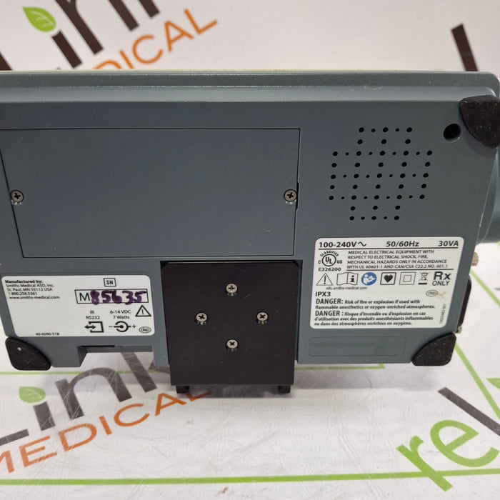 Smiths Medical Medfusion 3500 Version 3 Syringe Infusion Pump