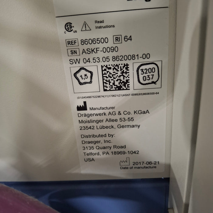 Draeger Medical Apollo Anesthesia Machine