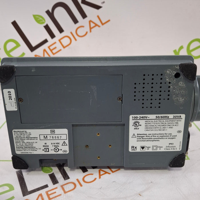 Smiths Medical Medfusion 3500 Version 3 Syringe Infusion Pump