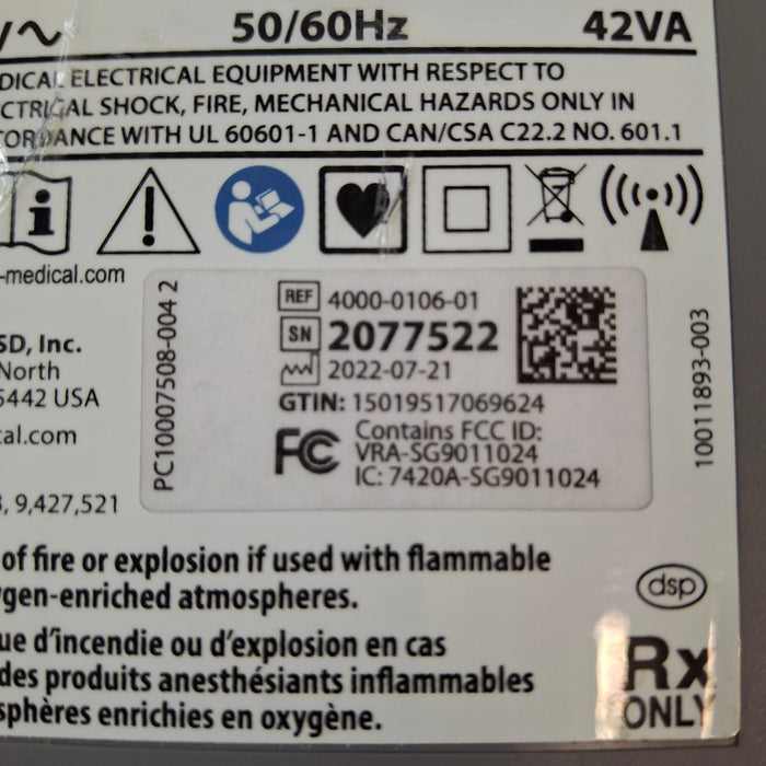 Smiths Medical Medfusion 4000 Syringe Infusion Pump